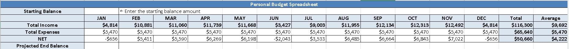 Monthly Budget Tracker Spreadsheet | Editable Excel Template with Dashboard | Personal Finance Planner | Digital Download