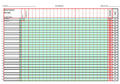 Digital Rollbook Template (MS Excel)