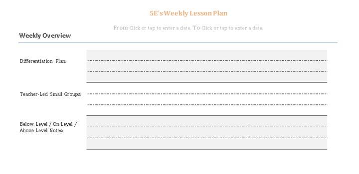 5E Lesson Plan Template (Editable Weekly Planner + Macro-Enabled Excel Tool + Word) | Standards-Based Planning