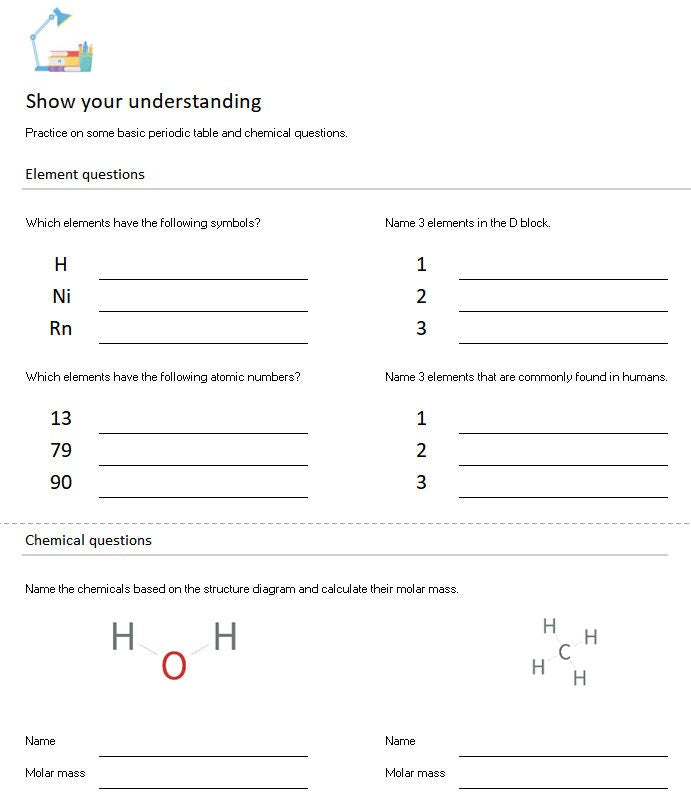 Periodic Table and More (Excel)