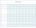Baseball - Softball Scorecard