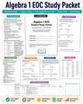 Algebra EOC Study Packet | Readiness Check + Drills + Full-Length Practice Test | Answer Keys | Printable PDF
